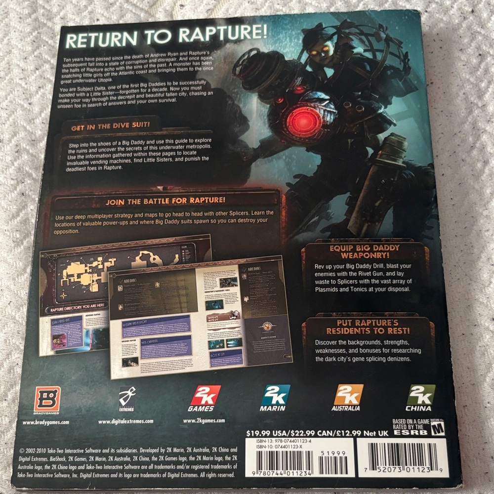 BioShock 2 Strategy Guide by Brady games - Picture 2 of 2